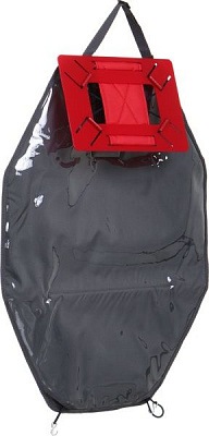 Накидка на сиденье автомобильная со съемным держателем для планшета Лайнин Пед ТрендБай серый