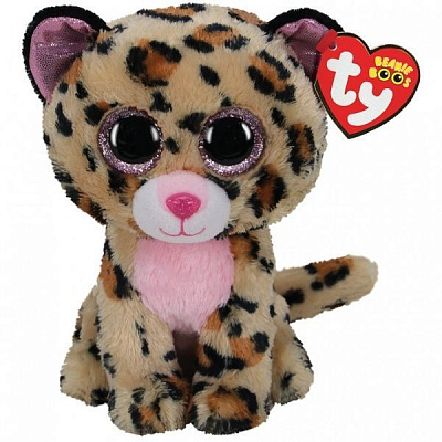 М'яка іграшка TY Beanie Boo's Бурий леопард Livvie 15 см 36367
