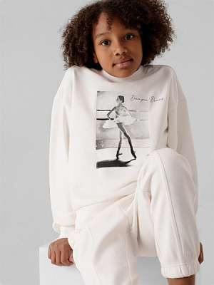 Свитшот 4F J4Z21-JBLD200-11S р. 122 белый