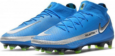 Бутси Nike PHANTOM GT ELITE DF FG CW6589-400 р. US 10 синій
