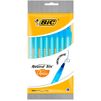 Набір ручок кулькових BIC Round Stick 8 шт. сині 