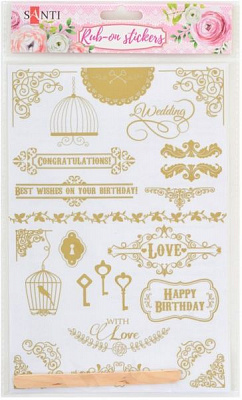 Набор наклеек Винтаж, 22 * 15 см 741437 22 шт.