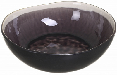 Тарілка супова Glaze Anthracite 20 см 2 сорт Bella Vita