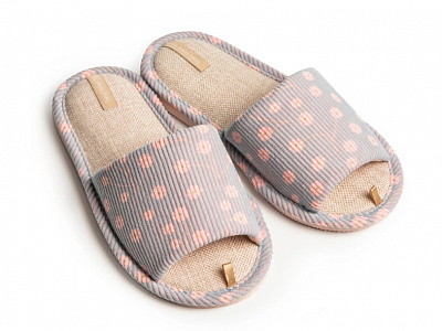 Тапки домашние Twins HS-VL вельвет р.36/37 голубой