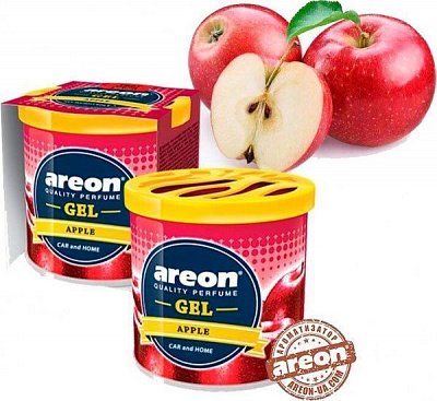 Ароматизатор на панель приборов АРЕОН гель консерва яблоко