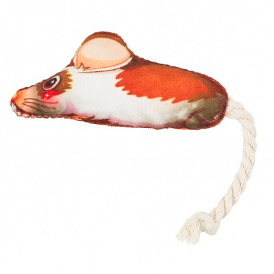 Игрушка для котов AnimAll Мышонок с колокольчиком и ароматом мяты 11 см