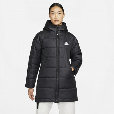 Куртка Nike W NSW TF RPL CLASSIC HD PARKA DJ6999-010 р.M черный