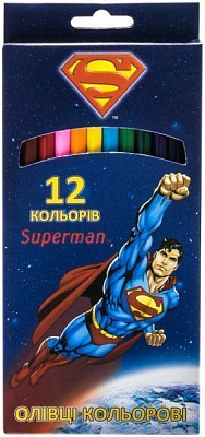 Олівці кольорові Superman Cool For School 12 кольорів 12 кольорів