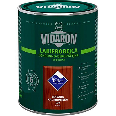 Лакобейц Vidaron Защитно-декоративный американское красное дерево L06 глянец 0,75 л