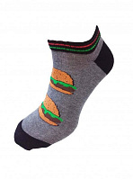 Шкарпетки чоловічі Молли Гамбургер р. 25 сірий 