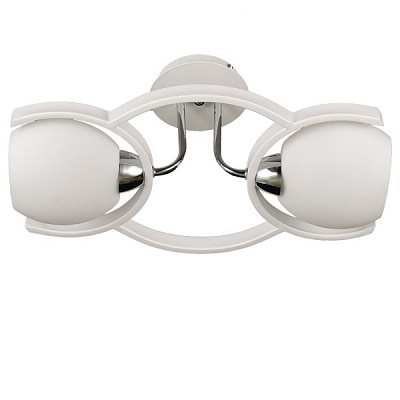 Люстра потолочная Victoria Lighting 2x40 Вт E14 молочный Odeon/PL2 milk 