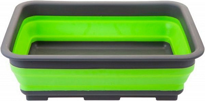 Контейнер для води Summit Pop Folding Wash Basin Silicone Bowl Lime
