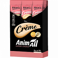 Ласощі AnimAll зі смаком лосося 6 шт. х 15 г