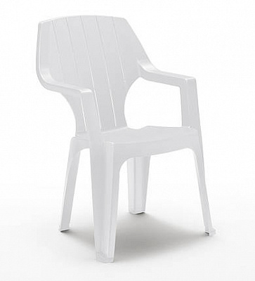 Стул пластиковый Bica Alta 88x61x58 см белый 