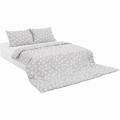 Комплект постельного белья полуторный Underprice Star gray