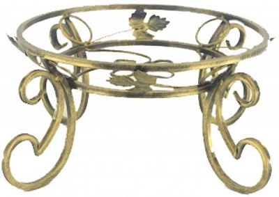 Подставка Ferrum Decor Стойка декоративная мини 1 38x18 см золотой 