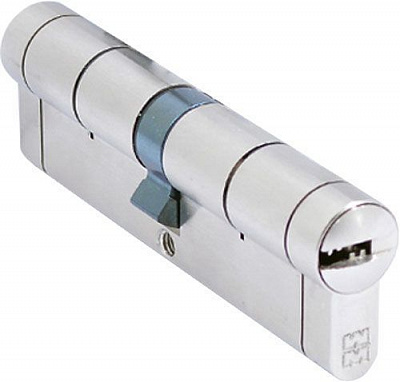 Циліндр Mottura C39D515101 51x51 ключ-ключ 105 мм матовий нікель