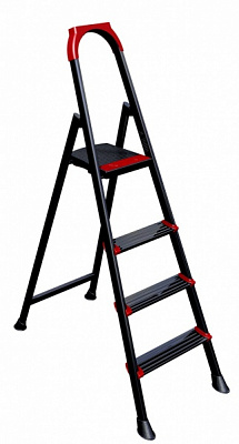 Драбина-стрем’янка Baulich сталева EXPERT 4 сходинки
