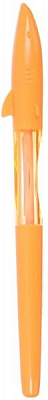 Ручка гелевая Акула оранжевая 