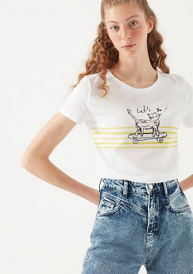 Футболка Mavi SKATEBOARD PRINTED TOP 168478-620 M