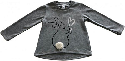 Джемпер Roksana 1067/22005 Зайчик р.92-98 серый 