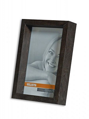 Рамка для фотографії зі склом Velista 12B-5057-3v 10x15 см дерево темне