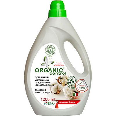 Гель для стирки Organic Control Защита цвета 1.2 л
