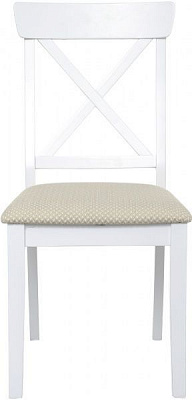 Стул обеденный Кристин белый/бежевый