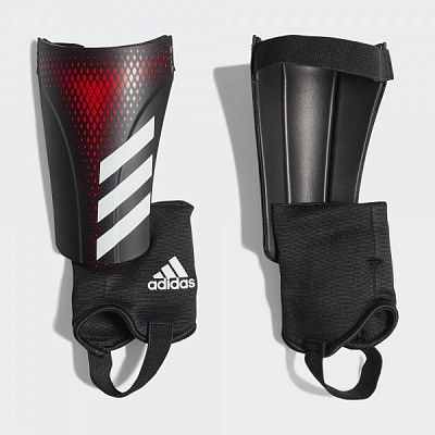 Щитки футбольные Adidas PRED SG MTC р. L черный FM2407