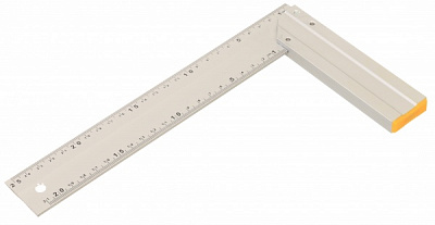 Кутник Compass 250 мм анодований 90 дві шкали К-250