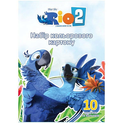 Набір кольорового картону Rio RI00200 10 аркушів