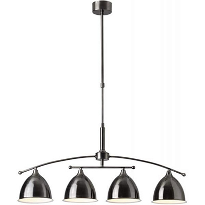 Люстра Brilliant Enzio 4x60 Вт темно-сіра