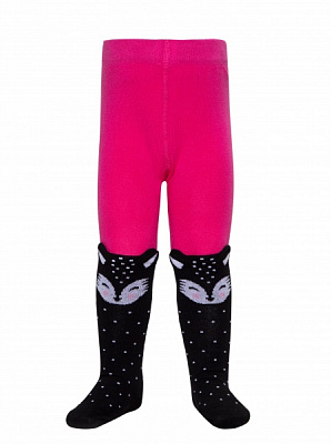 Колготки унисекс Conte-Kids TIP-TOP 17С-60СП 573р.62-74 черный-фиолетовый 