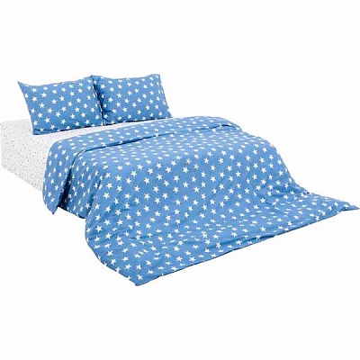Комплект постельного белья полуторный Underprice Star blue