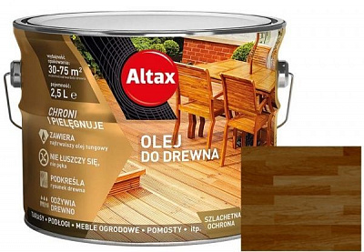 Масло для древесины Altax тик полумат 2,5 л