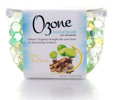 Гелевий освіжувач Ozone Crystal Beads Лайм и гвоздика 150 г