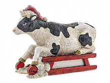 Фигурка декоративная Корова на санях 9 см 192-077 Lefard