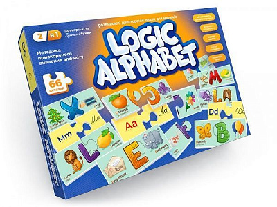 Гра настільна Danko Toys Logic Alphabet (англ/укр) G-LoA-01-04U