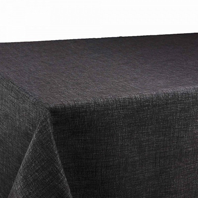 Скатерть Black milan 136x220 см черный Прованс 