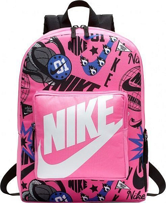 Рюкзак Nike Y NK Classic BKPK AOP BA5995-610 рожевий
