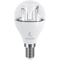 Лампа LED Maxus G45 1-LED-434 AP 6 Вт E14 холодный свет