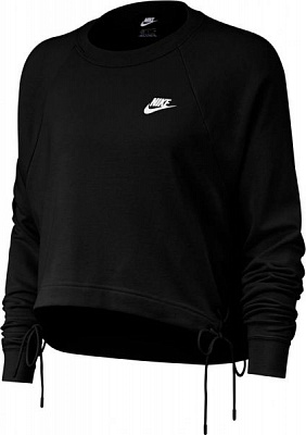 Джемпер Nike W NSW ESSNTL CREW FLC TIE BV3346-010 р. S черный