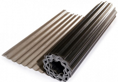 Шифер ELYPLAST 10x1,5м x 0,6мм хвиля бронзовий