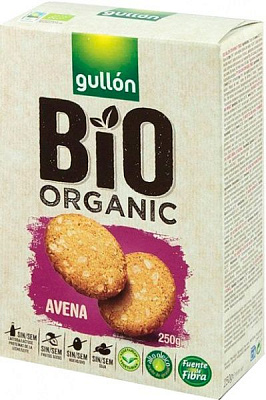 Печенье Bio Organic Avena 8410376049060 250 г 