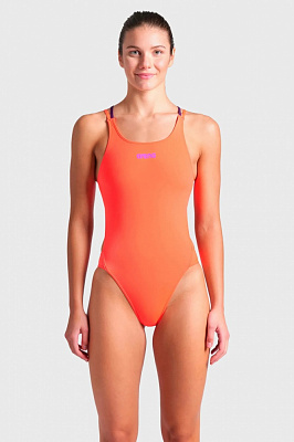 Купальник Arena SWIMSUIT TECH MULTI SOLID 008054-366 р.44 червоний