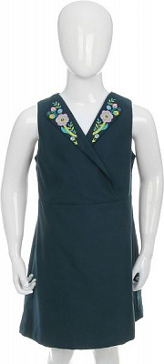 Сарафан шкільний Едельвіка 122 зелений 109-19/00