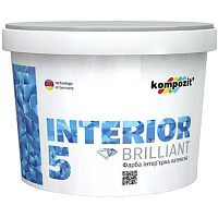 Краска Kompozit INTERIOR 5 белый 9,3л 14кг