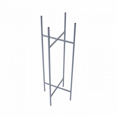 Подставка для цветов Vitan Монстера d 250 мм 27х27x75 см графит 