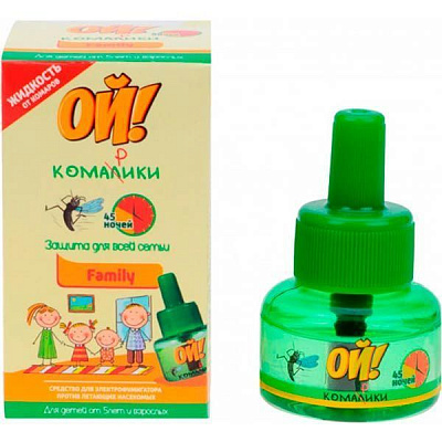 Рідина для захисту від комарів Ой! Комарики Family 30 мл