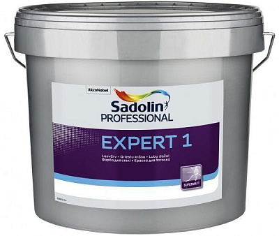 Фарба акрилова Sadolin EXPERT 1 BW глибокий мат білий 2,5л